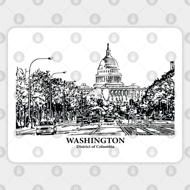 Washington - DC Magnet by Lakeric